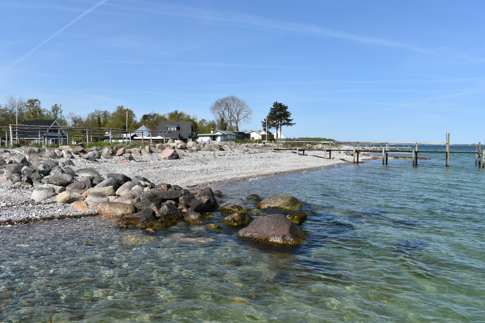 Tårup Strand op Oost-Funen